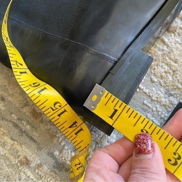 Liebeskind Black Leather Ankle Boots Chelsea Boots Booties: 37 - Picture 10 of 16